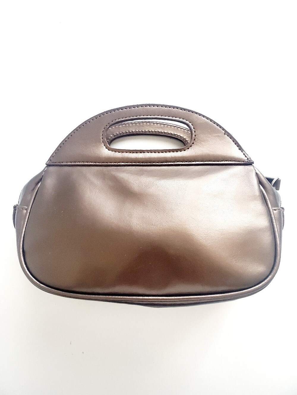 Metallic Brown Mini Handbag